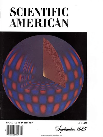 Scientific American Magazine Cover, September 1985